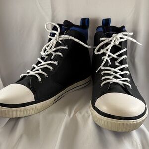 Calvin Klein Jeans Black and White High-Top Sneakers